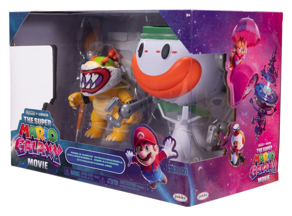 Der Super Mario Galaxy Film Actionfigur Bowser Jr. with Clown Car 13 cm - Versand: 7 Tage nach Bestellung