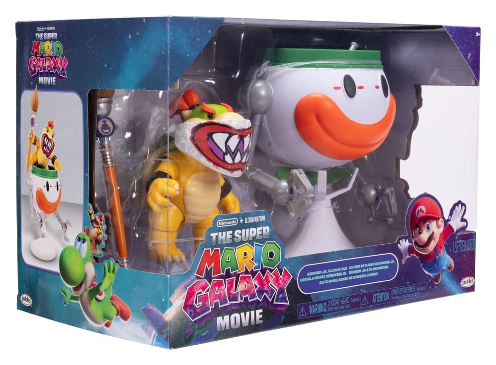 Der Super Mario Galaxy Film Actionfigur Bowser Jr. with Clown Car 13 cm - Versand: 7 Tage nach Bestellung