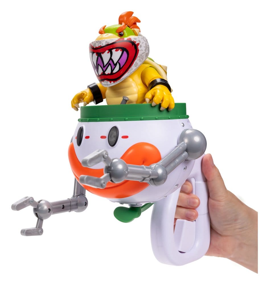 Der Super Mario Galaxy Film Actionfigur Bowser Jr. with Clown Car 13 cm - Versand: 7 Tage nach Bestellung
