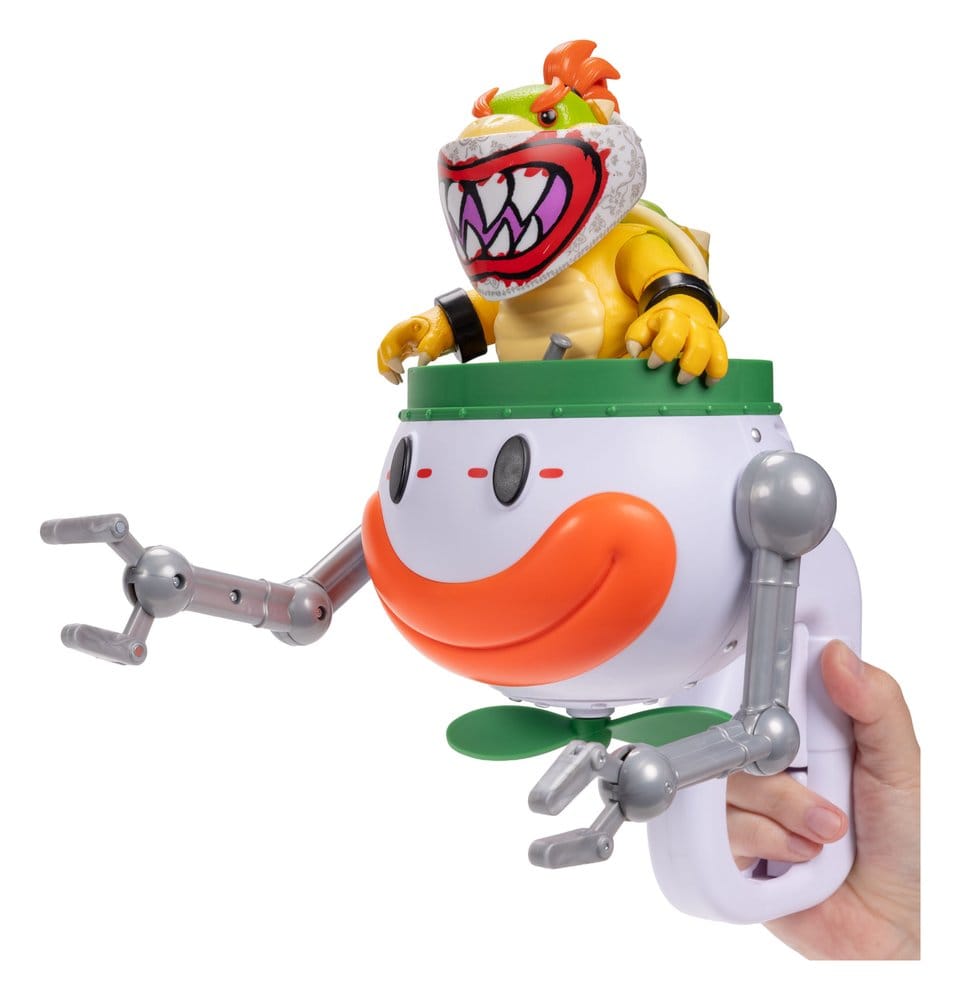 Der Super Mario Galaxy Film Actionfigur Bowser Jr. with Clown Car 13 cm - Versand: 7 Tage nach Bestellung