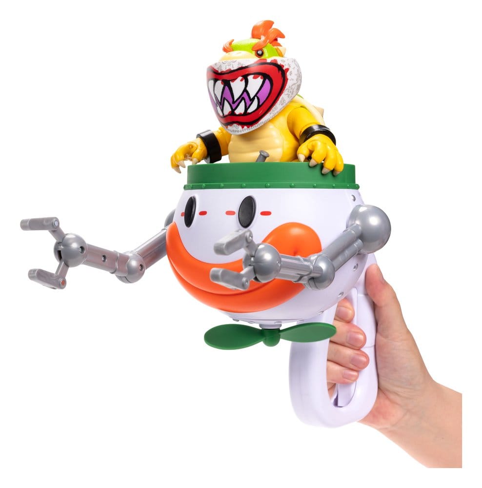Der Super Mario Galaxy Film Actionfigur Bowser Jr. with Clown Car 13 cm - Versand: 7 Tage nach Bestellung