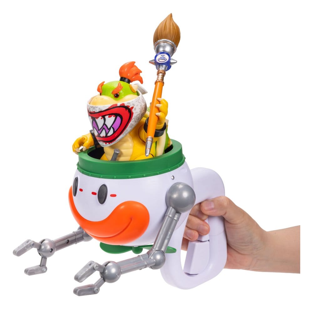 Der Super Mario Galaxy Film Actionfigur Bowser Jr. with Clown Car 13 cm - Versand: 7 Tage nach Bestellung