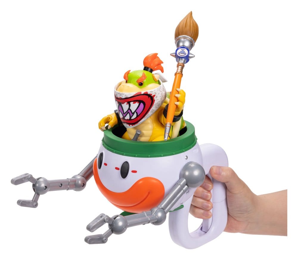 Der Super Mario Galaxy Film Actionfigur Bowser Jr. with Clown Car 13 cm - Versand: 7 Tage nach Bestellung