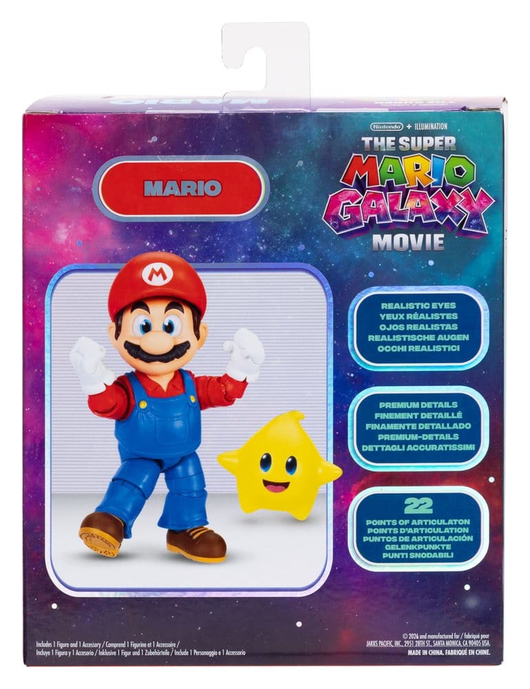 Der Super Mario Galaxy Film Actionfigur Mario 13 cm - Versand: 7 Tage nach Bestellung