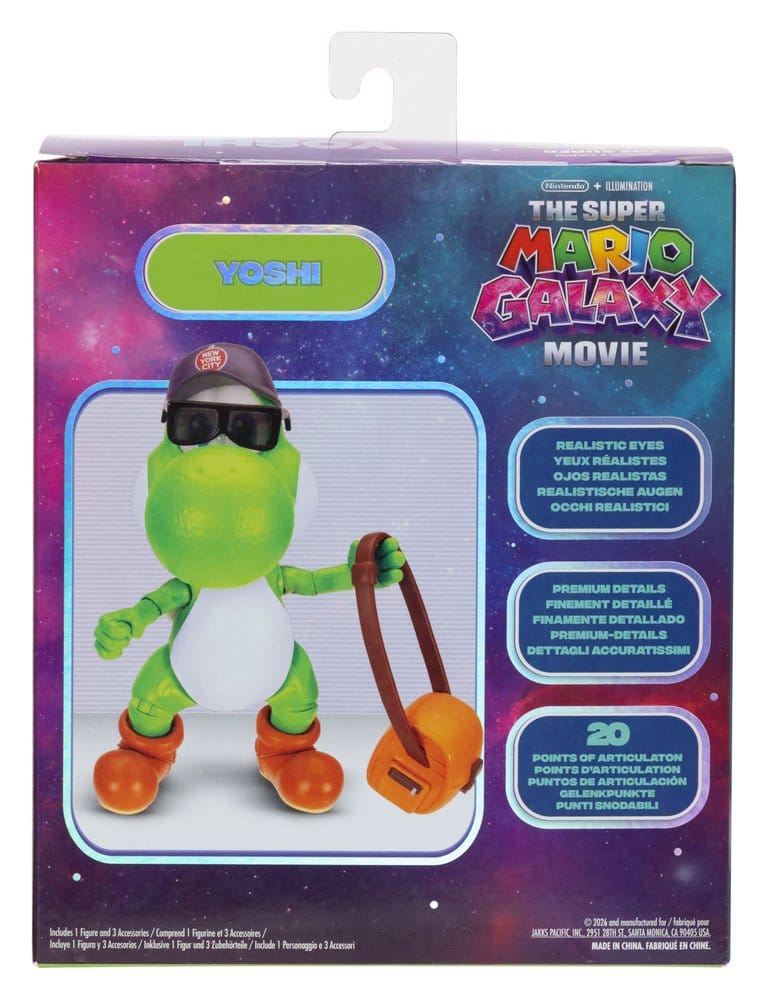 Der Super Mario Galaxy Film Actionfigur Yoshi 13 cm - Versand: 7 Tage nach Bestellung