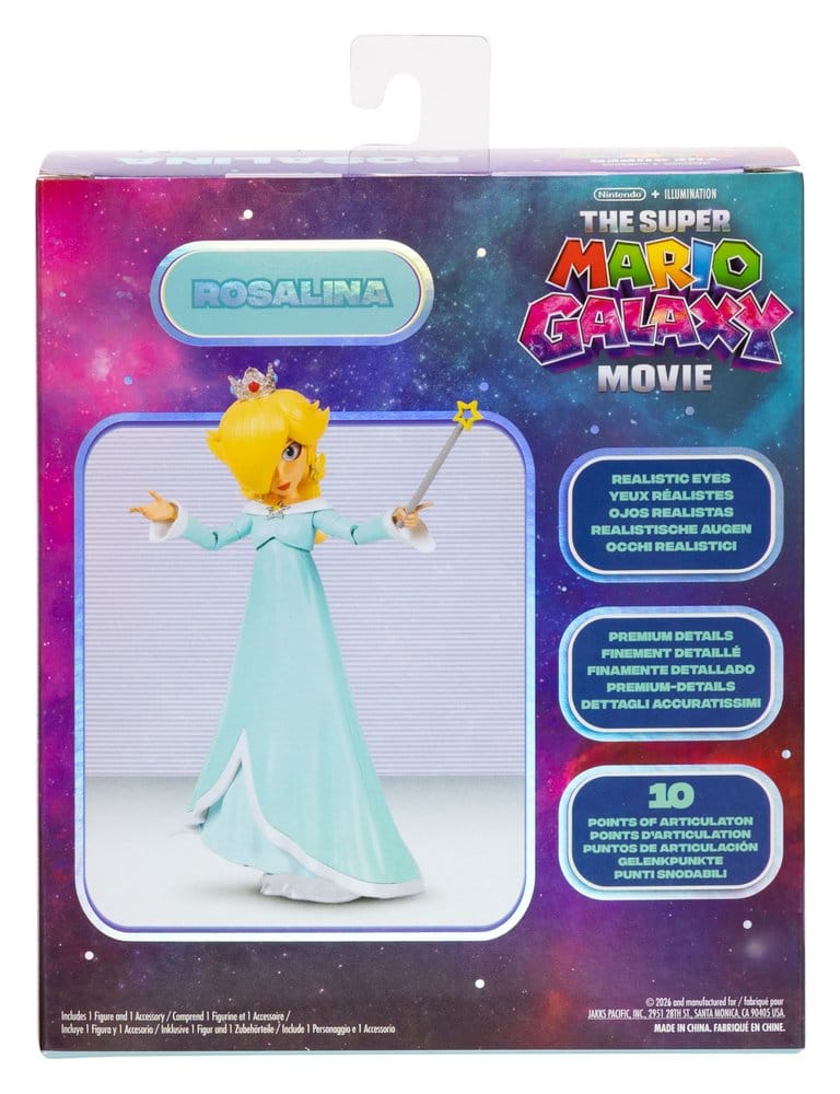 Der Super Mario Galaxy Film Actionfigur Rosalina 13 cm - Versand: 7 Tage nach Bestellung