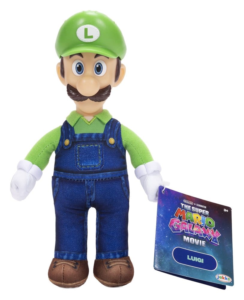 Der Super Mario Galaxy Film Plüschfigur Luigi 23 cm - Versand: 7 Tage nach Bestellung