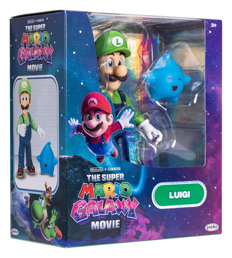 Der Super Mario Galaxy Film Actionfigur Luigi 13 cm - Versand: 7 Tage nach Bestellung