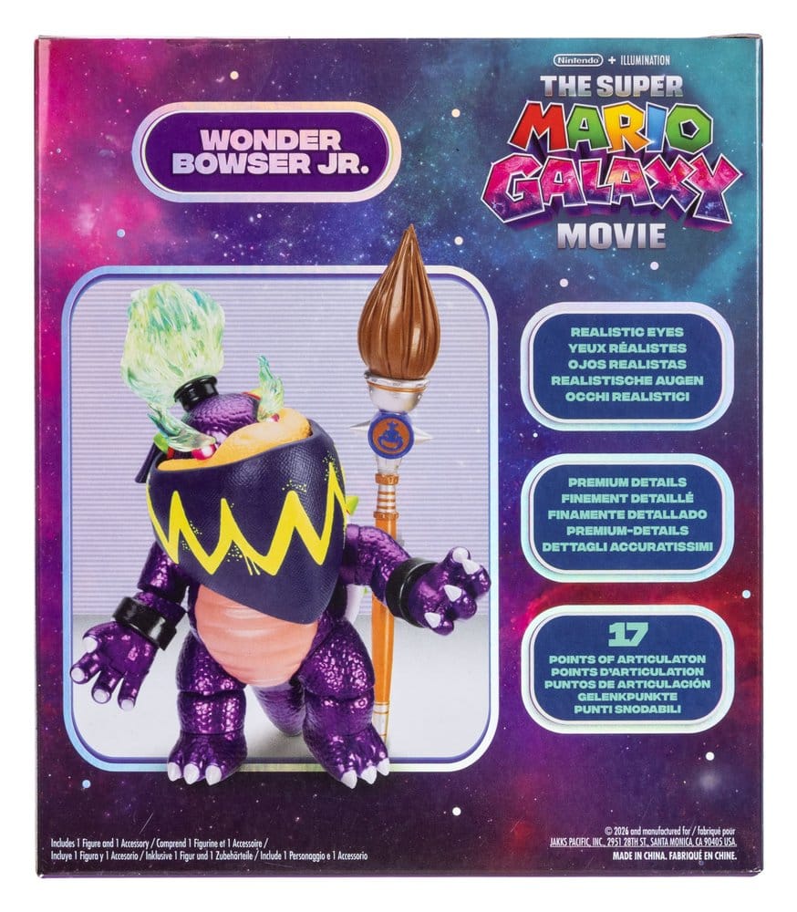Der Super Mario Galaxy Film Actionfigur Wonder Bowser Jr. 13 cm - Versand: 7 Tage nach Bestellung