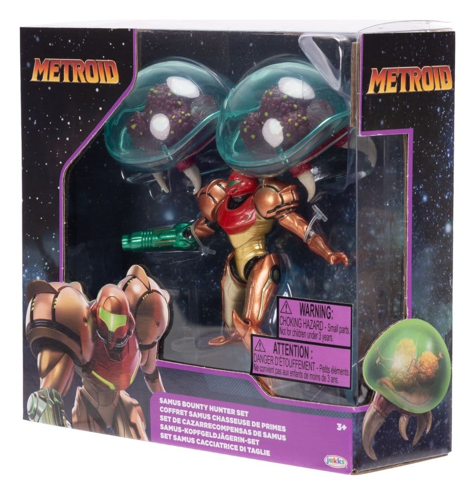 World of Nintendo Metroid Minifiguren 3er-Pack Samus Bounty Hunter 6 cm  - Preorder - ETA: 24.06.2026