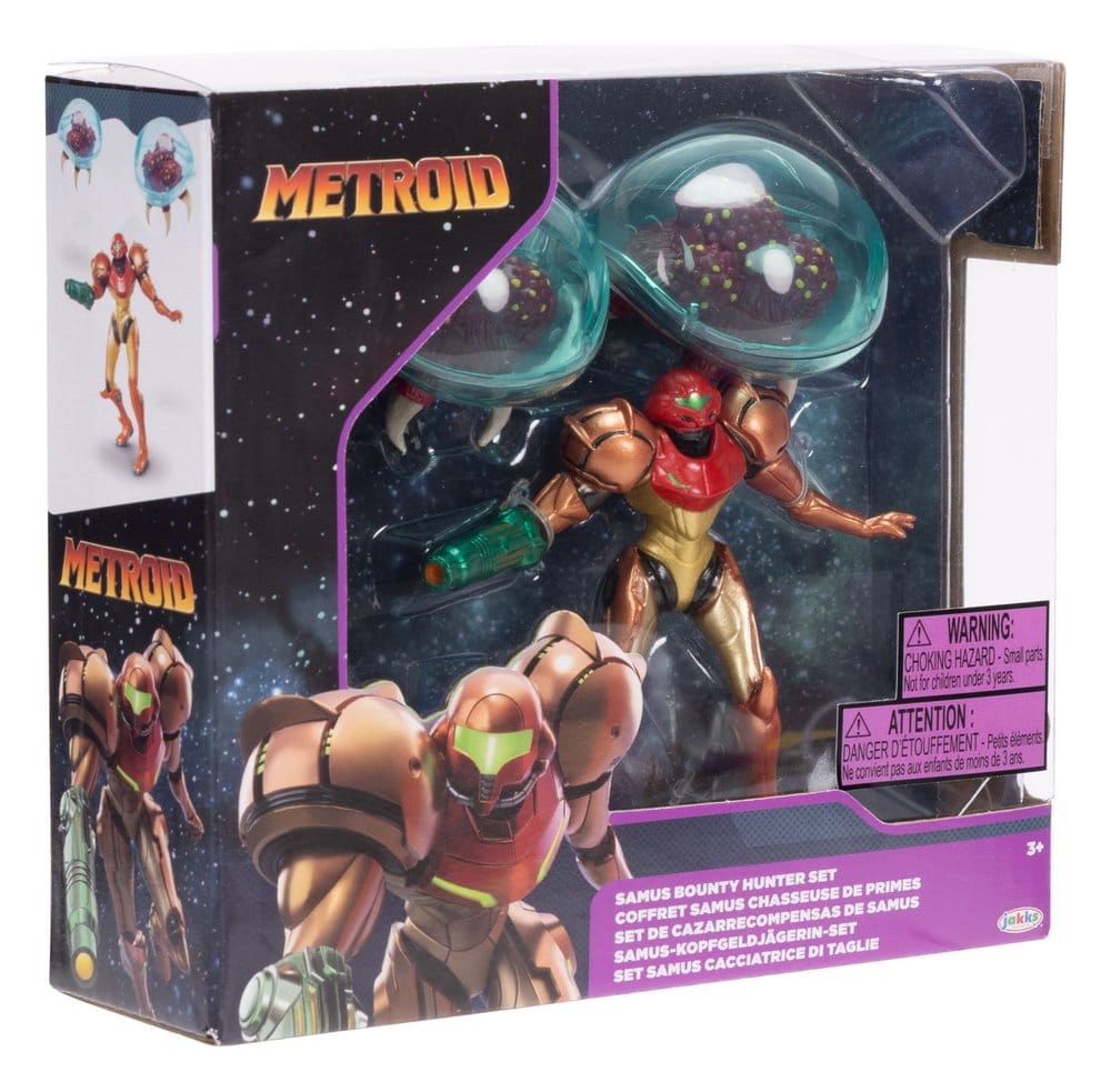 World of Nintendo Metroid Minifiguren 3er-Pack Samus Bounty Hunter 6 cm  - Preorder - ETA: 24.06.2026