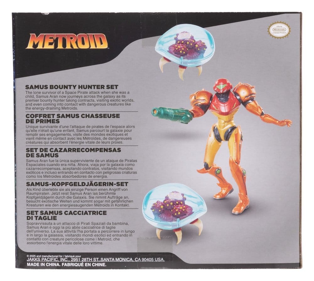 World of Nintendo Metroid Minifiguren 3er-Pack Samus Bounty Hunter 6 cm  - Preorder - ETA: 24.06.2026