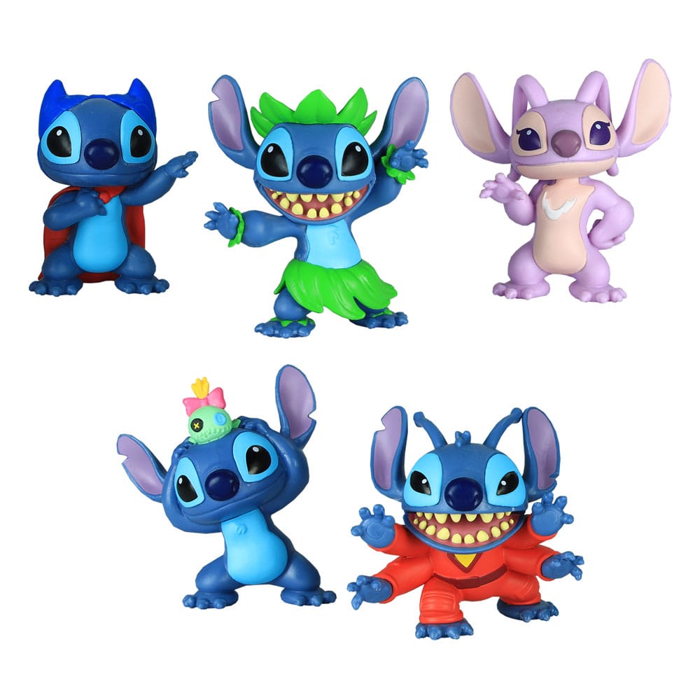 Lilo & Stitch Minifiguren 5er-Pack Stitch Collectible Figure Set 7 cm - Versand: 7 Tage nach Bestellung