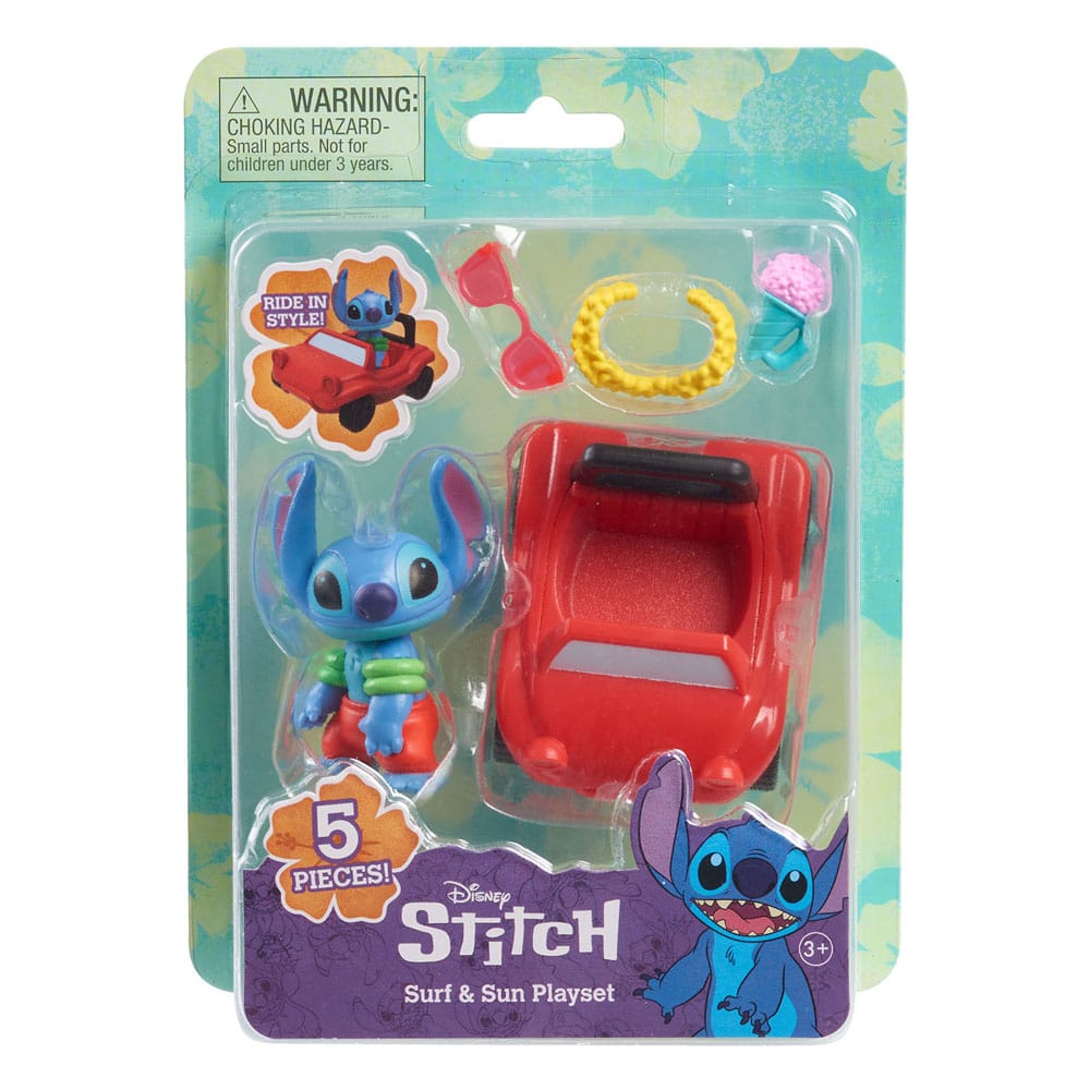 Lilo & Stitch Minifiguren Playset Surf & Sun Stitch 7 cm - Versand: 7 Tage nach Bestellung