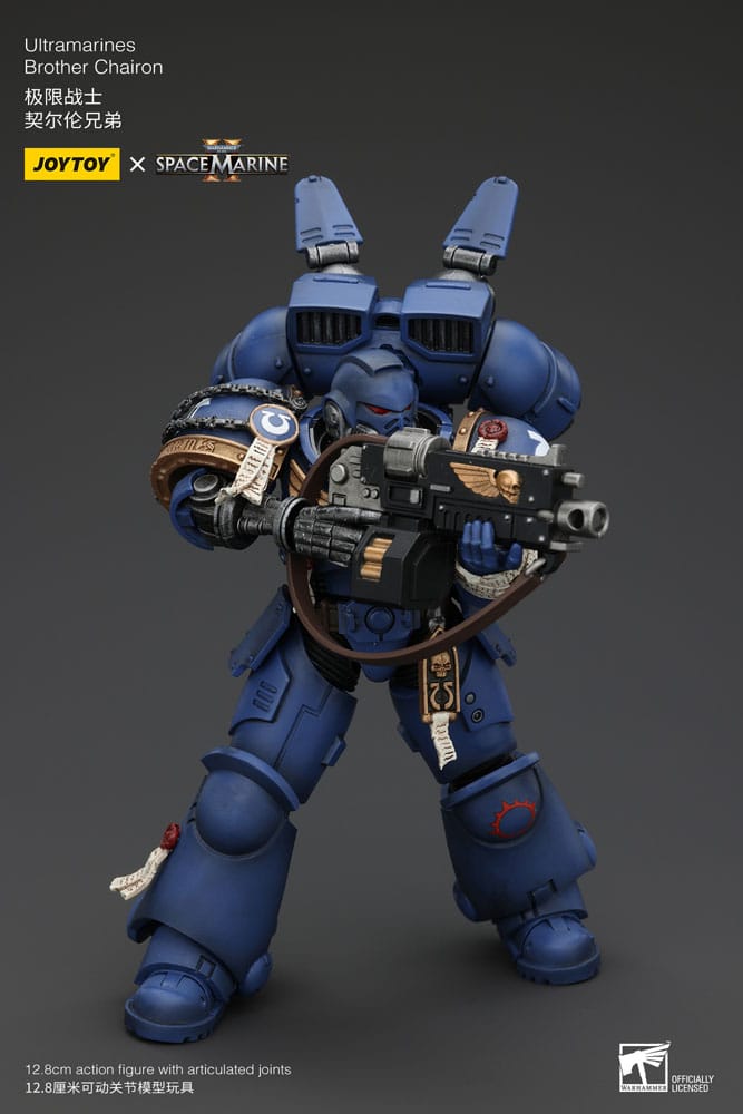Warhammer 40k Actionfigur 1/18 Uitramarines Brother Chairon 13 cm      - Versand: 5-7 Tage nach Bestellung