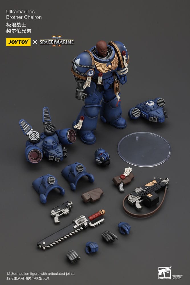 Warhammer 40k Actionfigur 1/18 Uitramarines Brother Chairon 13 cm      - Versand: 5-7 Tage nach Bestellung