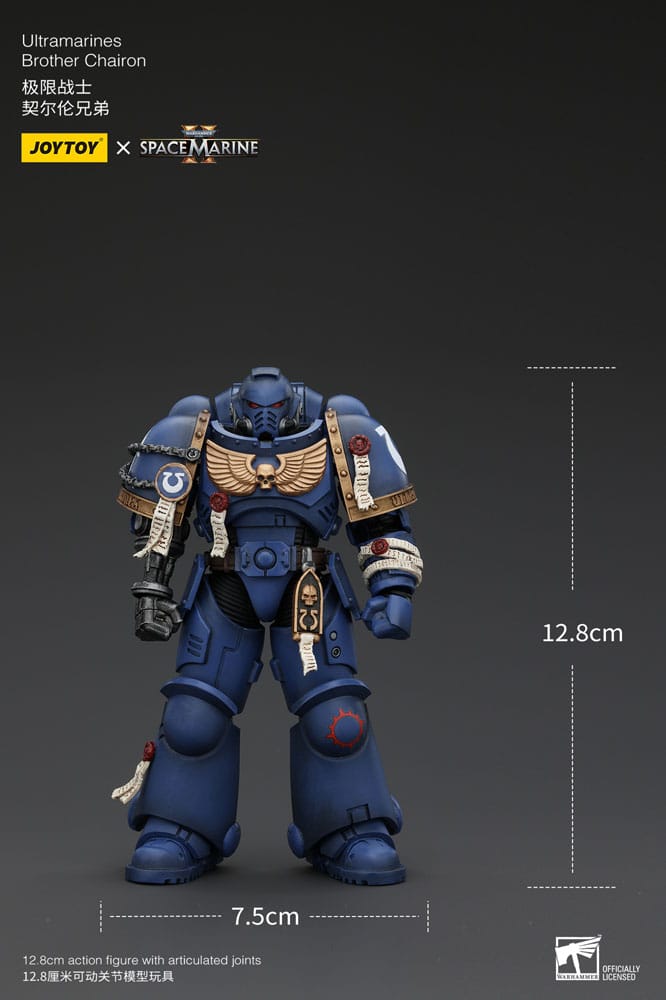 Warhammer 40k Actionfigur 1/18 Uitramarines Brother Chairon 13 cm      - Versand: 5-7 Tage nach Bestellung
