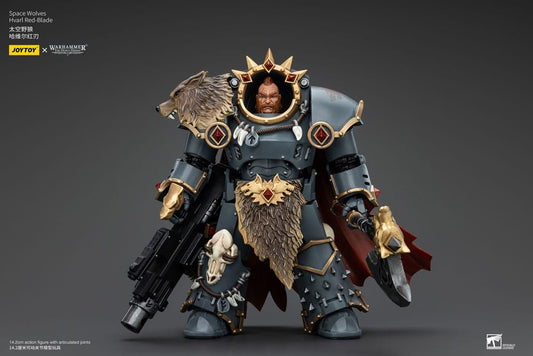 Warhammer The Horus Heresy Actionfigur 1/18 Space Wolves Hvarl Red-Blade 14 cm   - Versand: 5-7 Tage nach Bestellung