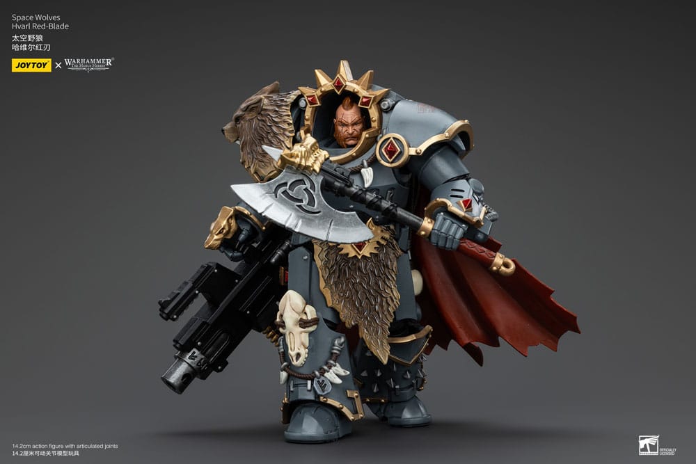Warhammer The Horus Heresy Actionfigur 1/18 Space Wolves Hvarl Red-Blade 14 cm   - Versand: 5-7 Tage nach Bestellung