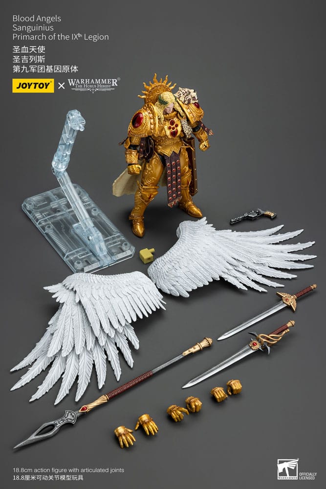 Warhammer The Horus Heresy Actionfigur 1/18 Blood Angels Sanguinius Primarch of the IXth Legion 19 cm     - Preorder - ETA: 10.08.2026