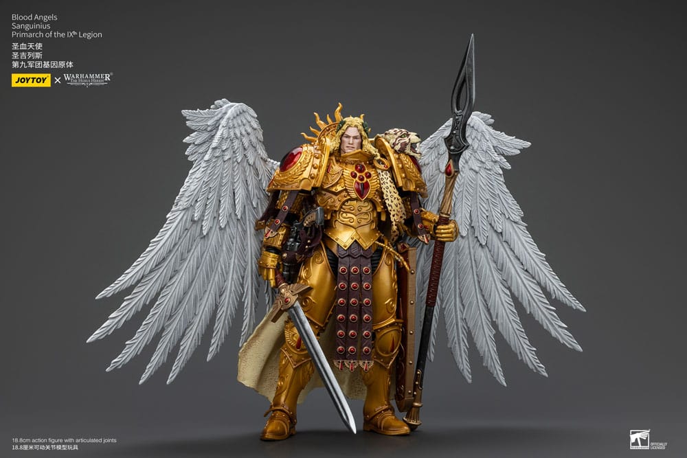 Warhammer The Horus Heresy Actionfigur 1/18 Blood Angels Sanguinius Primarch of the IXth Legion 19 cm     - Preorder - ETA: 10.08.2026