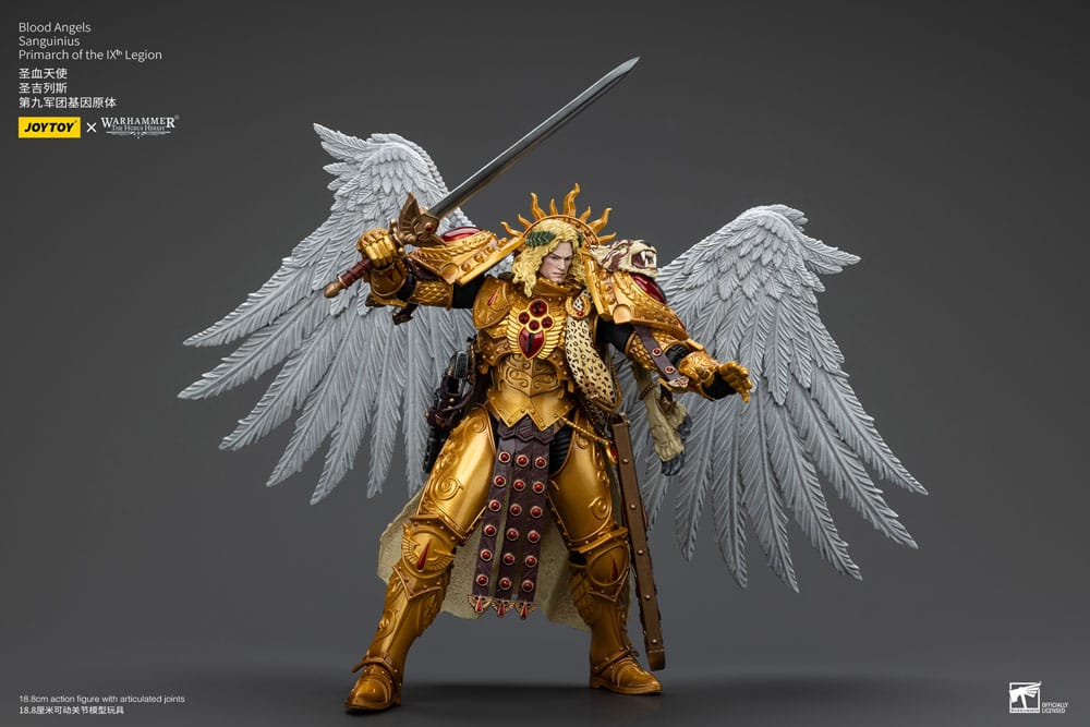 Warhammer The Horus Heresy Actionfigur 1/18 Blood Angels Sanguinius Primarch of the IXth Legion 19 cm     - Preorder - ETA: 10.08.2026