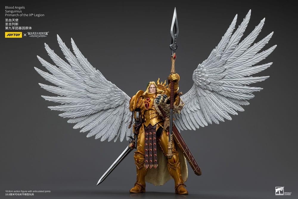 Warhammer The Horus Heresy Actionfigur 1/18 Blood Angels Sanguinius Primarch of the IXth Legion 19 cm     - Preorder - ETA: 10.08.2026