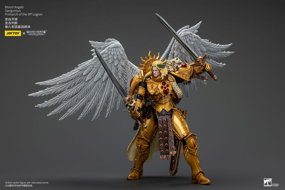 Warhammer The Horus Heresy Actionfigur 1/18 Blood Angels Sanguinius Primarch of the IXth Legion 19 cm     - Preorder - ETA: 10.08.2026