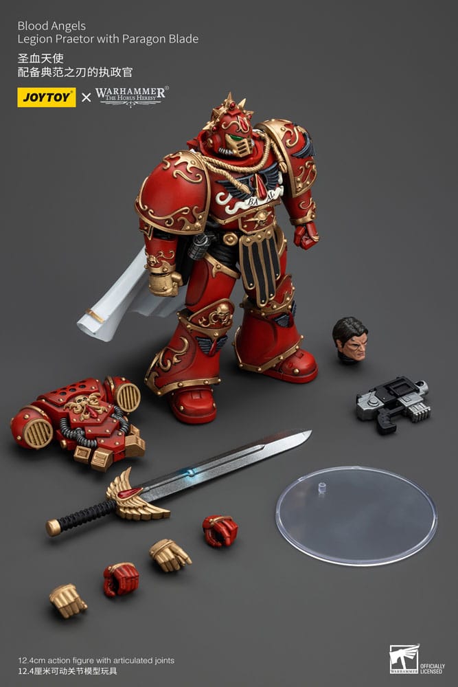 Warhammer The Horus Heresy Actionfigur 1/18 Blood Angels Legion Praetor with Paragon Blade 13 cm       - Versand: 5-7 Tage nach Bestellung