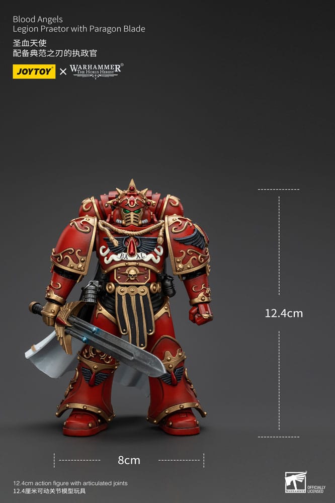 Warhammer The Horus Heresy Actionfigur 1/18 Blood Angels Legion Praetor with Paragon Blade 13 cm       - Versand: 5-7 Tage nach Bestellung