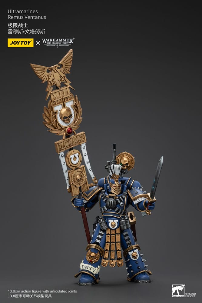 Warhammer The Horus Heresy Actionfigur 1/18 Ultramarines Remus Ventanus 14 cm   - Versand: 5-7 Tage nach Bestellung