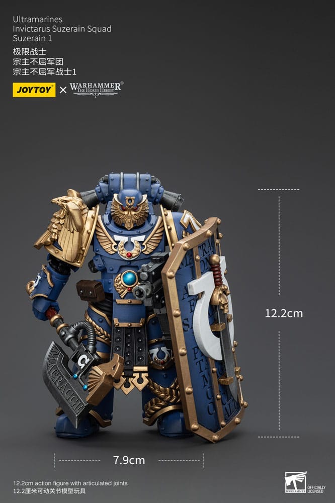 Warhammer The Horus Heresy Actionfigur 1/18 Ultramarines Invictarus Suzerain Squad Suzerain 1 12 cm    - Versand: 5-7 Tage nach Bestellung