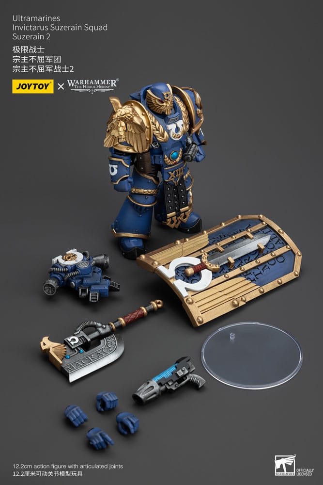Warhammer The Horus Heresy Actionfigur 1/18 Ultramarines Invictarus Suzerain Squad Suzerain 2 12 cm    - Versand: 5-7 Tage nach Bestellung