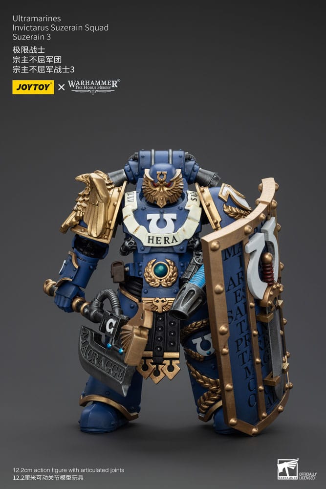 Warhammer The Horus Heresy Actionfigur 1/18 Ultramarines Invictarus Suzerain Squad Suzerain 3 12 cm    - Versand: 5-7 Tage nach Bestellung