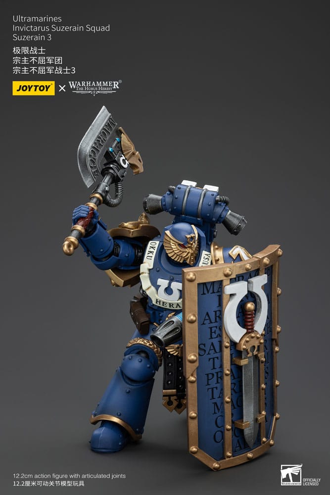 Warhammer The Horus Heresy Actionfigur 1/18 Ultramarines Invictarus Suzerain Squad Suzerain 3 12 cm    - Versand: 5-7 Tage nach Bestellung