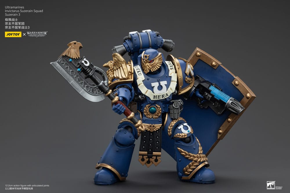 Warhammer The Horus Heresy Actionfigur 1/18 Ultramarines Invictarus Suzerain Squad Suzerain 3 12 cm    - Versand: 5-7 Tage nach Bestellung