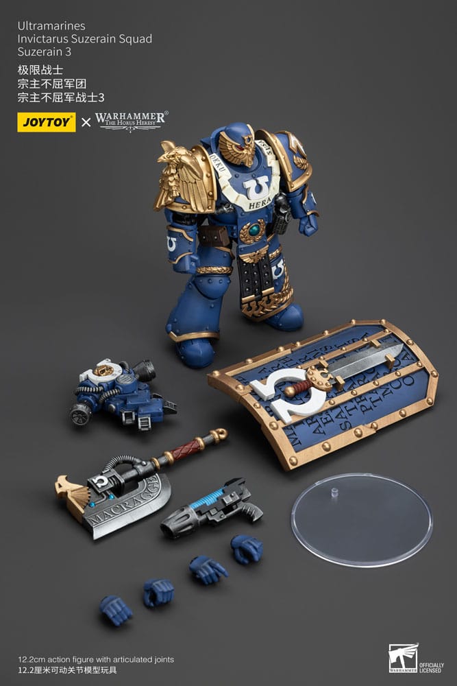 Warhammer The Horus Heresy Actionfigur 1/18 Ultramarines Invictarus Suzerain Squad Suzerain 3 12 cm    - Versand: 5-7 Tage nach Bestellung