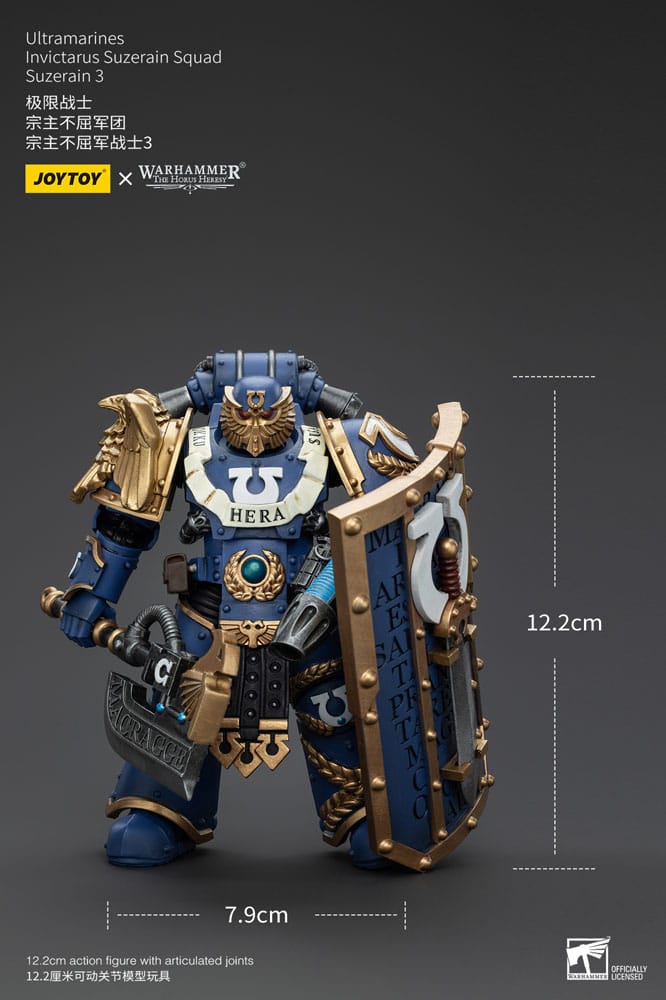 Warhammer The Horus Heresy Actionfigur 1/18 Ultramarines Invictarus Suzerain Squad Suzerain 3 12 cm    - Versand: 5-7 Tage nach Bestellung