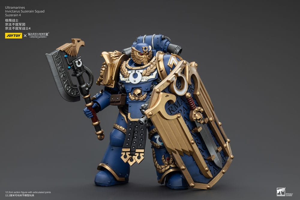 Warhammer The Horus Heresy Actionfigur 1/18 Ultramarines Invictarus Suzerain Squad Suzerain 4 12 cm    - Versand: 5-7 Tage nach Bestellung