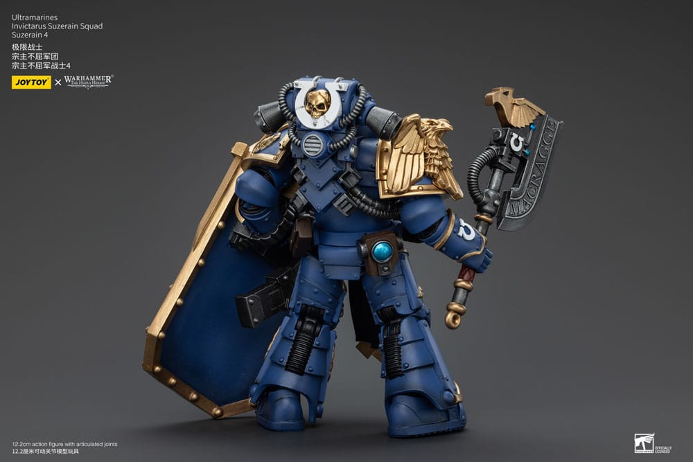 Warhammer The Horus Heresy Actionfigur 1/18 Ultramarines Invictarus Suzerain Squad Suzerain 4 12 cm    - Versand: 5-7 Tage nach Bestellung