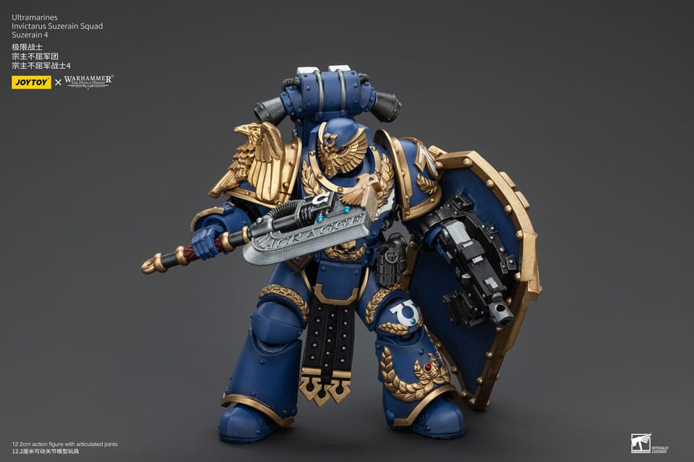 Warhammer The Horus Heresy Actionfigur 1/18 Ultramarines Invictarus Suzerain Squad Suzerain 4 12 cm    - Versand: 5-7 Tage nach Bestellung