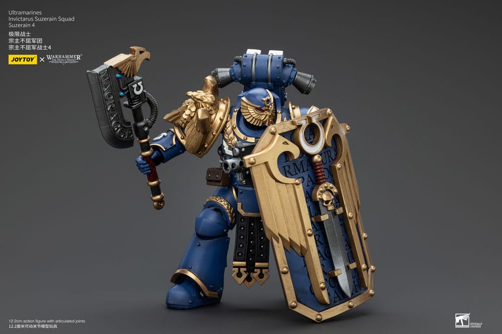 Warhammer The Horus Heresy Actionfigur 1/18 Ultramarines Invictarus Suzerain Squad Suzerain 4 12 cm    - Versand: 5-7 Tage nach Bestellung