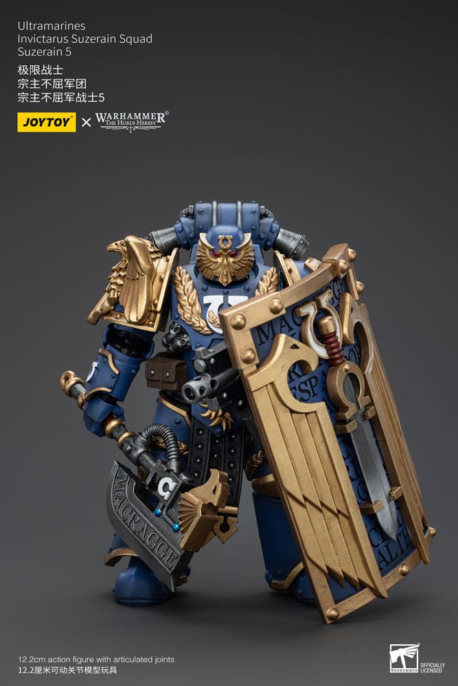 Warhammer The Horus Heresy Actionfigur 1/18 Ultramarines Invictarus Suzerain Squad Suzerain 5 12 cm    - Versand: 5-7 Tage nach Bestellung