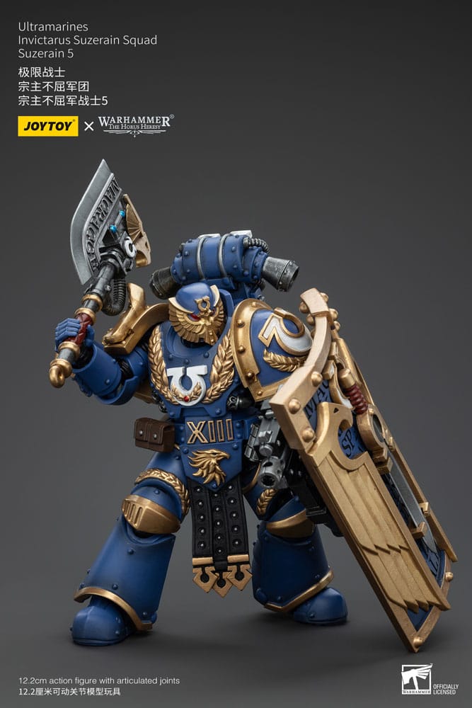 Warhammer The Horus Heresy Actionfigur 1/18 Ultramarines Invictarus Suzerain Squad Suzerain 5 12 cm    - Versand: 5-7 Tage nach Bestellung
