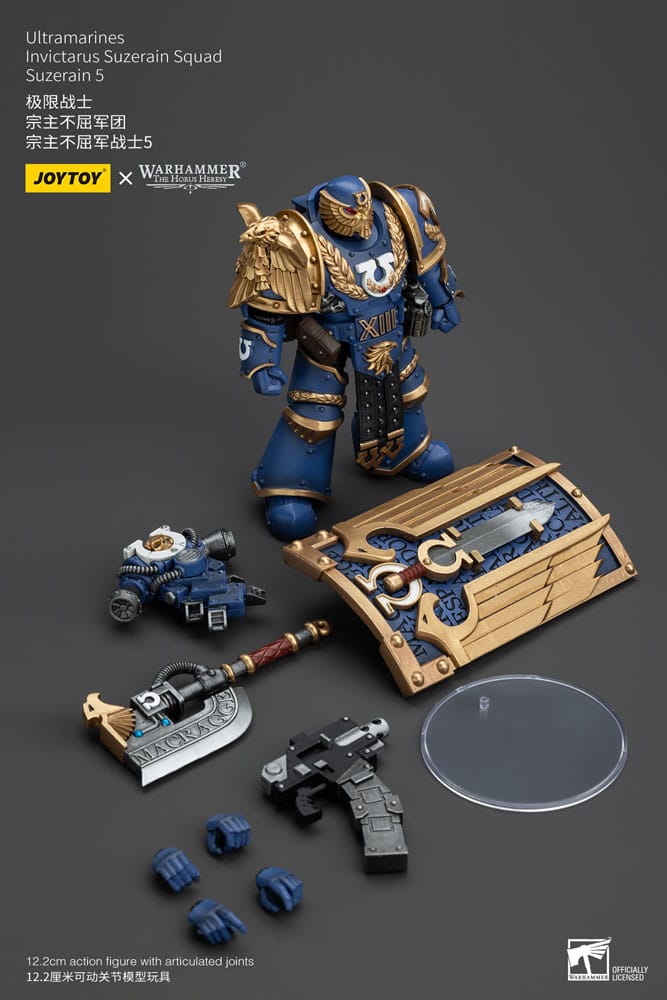 Warhammer The Horus Heresy Actionfigur 1/18 Ultramarines Invictarus Suzerain Squad Suzerain 5 12 cm    - Versand: 5-7 Tage nach Bestellung