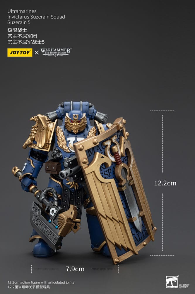 Warhammer The Horus Heresy Actionfigur 1/18 Ultramarines Invictarus Suzerain Squad Suzerain 5 12 cm    - Versand: 5-7 Tage nach Bestellung