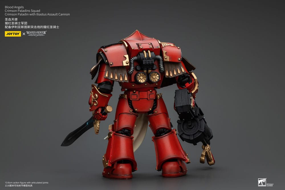Warhammer The Horus Heresy Actionfigur 1/18 Blood Angels Crimson Paladins Squad Crimson Paladin with Iliastus Assault Cannon 14 cm    - Versand: 5-7 Tage nach Bestellung