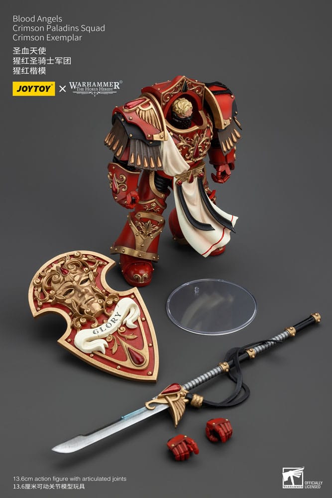 Warhammer The Horus Heresy Actionfigur 1/18 Blood Angels Crimson Paladins Squad Crimson Exemplar 14 cm    - Versand: 5-7 Tage nach Bestellung