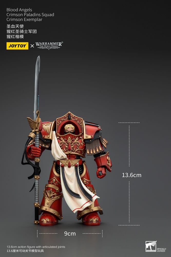 Warhammer The Horus Heresy Actionfigur 1/18 Blood Angels Crimson Paladins Squad Crimson Exemplar 14 cm    - Versand: 5-7 Tage nach Bestellung