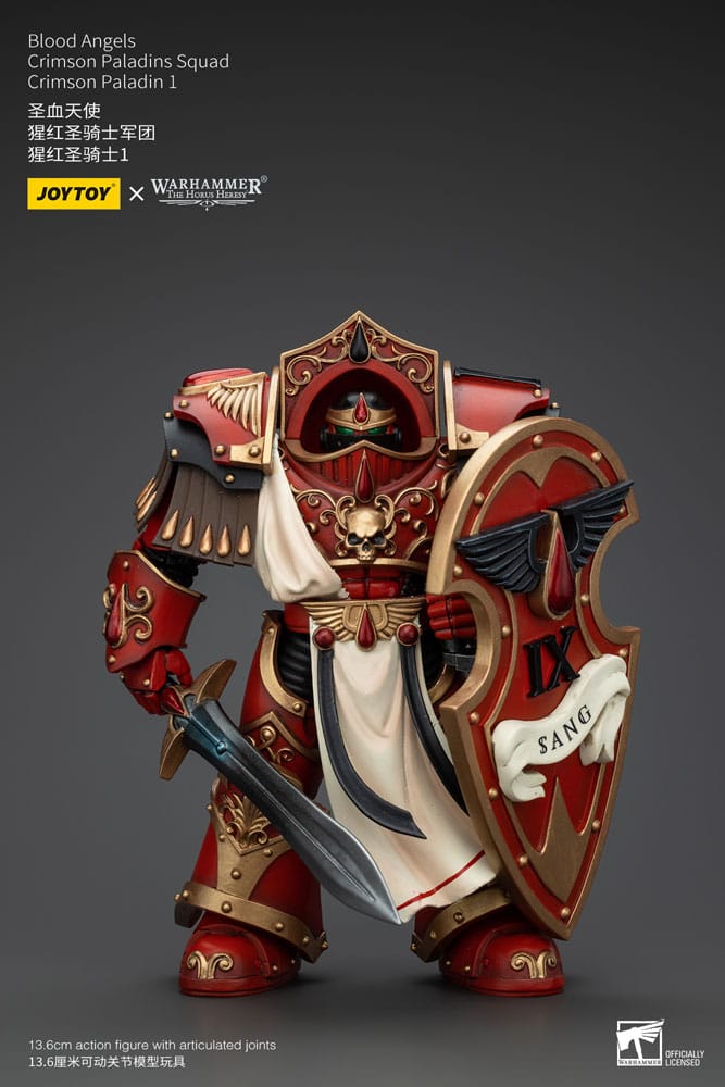 Warhammer The Horus Heresy Actionfigur 1/18 Blood Angels Crimson Paladins Squad Crimson Paladin 1 14 cm    - Versand: 5-7 Tage nach Bestellung